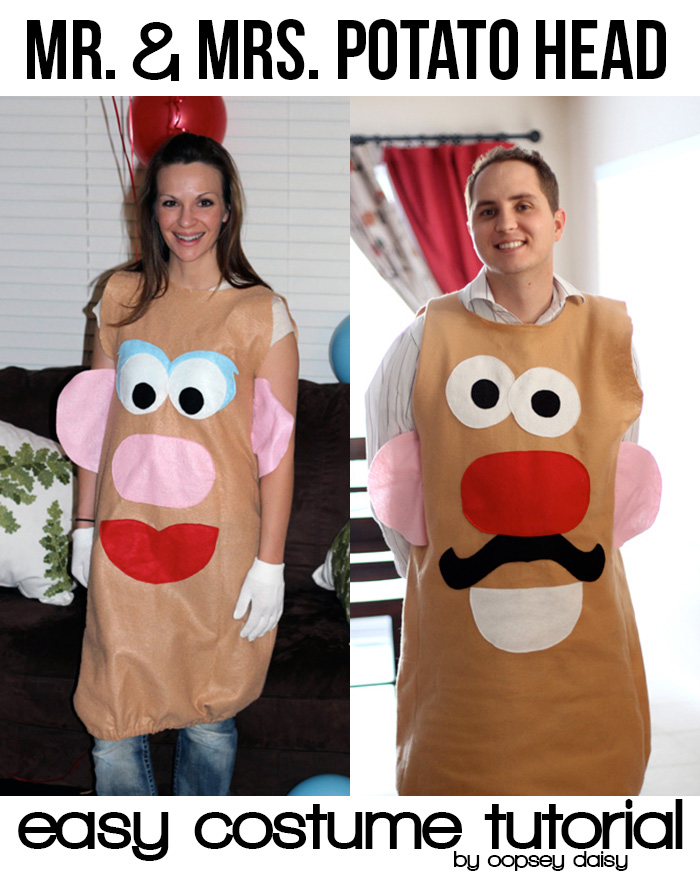 Mr And Mrs Potato Head Costume Template Incredible Jurassic World 