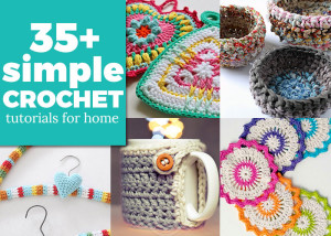 35 Simple crochet for home projects