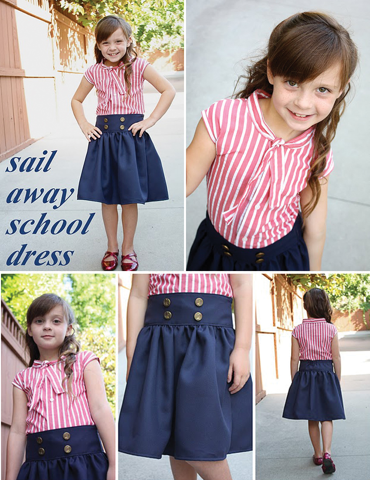 DIY Sailor Top & Skirt Tutorial