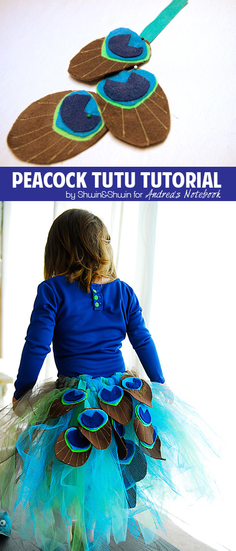 Peacock tutu tutorial! andreasnotebook.com