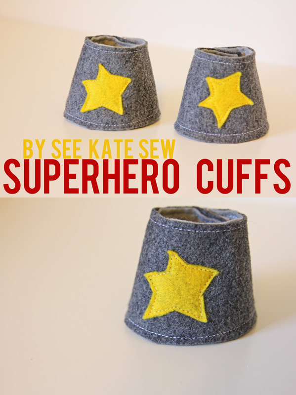 Superhero Cuffs tutorial