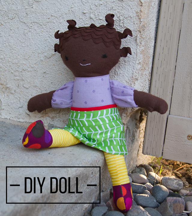 Make you own doll! Learn how to do hair like this.