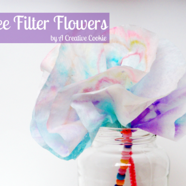DIY coffee filter flowers