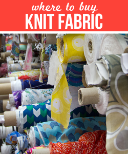 Where to Buy Knit Fabric Online