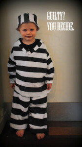 diy jailbird costume