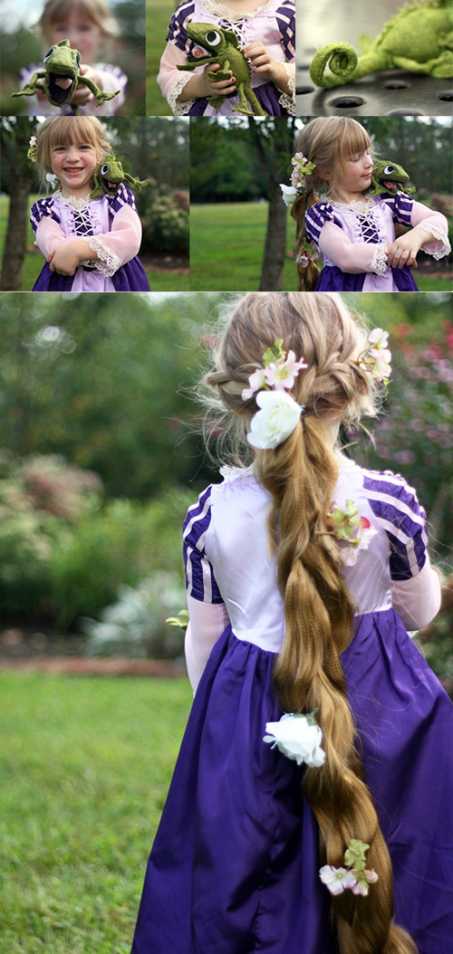 DIY Rapunzel dress