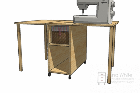 Build your own sewing table! Tons of plans and ideas.