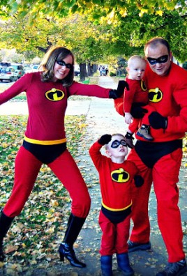 DIY Incredibles costumes for the whole family