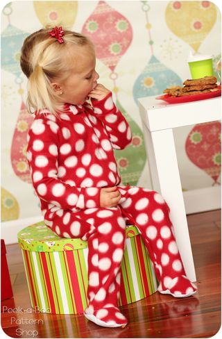 Classic footed pajamas pattern tutorial