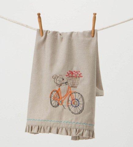 bicycle dish towel
