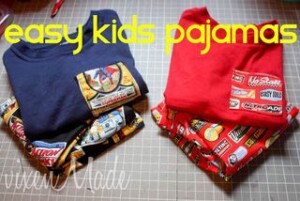 easy kids pajamas for beginners