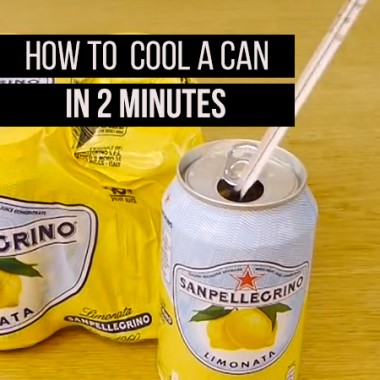 How to cool a can in 2 minutes