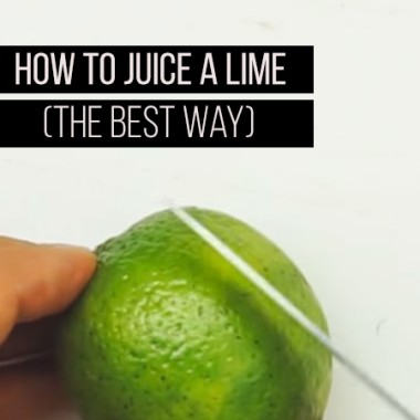 How to juice a lime THE BEST YAY
