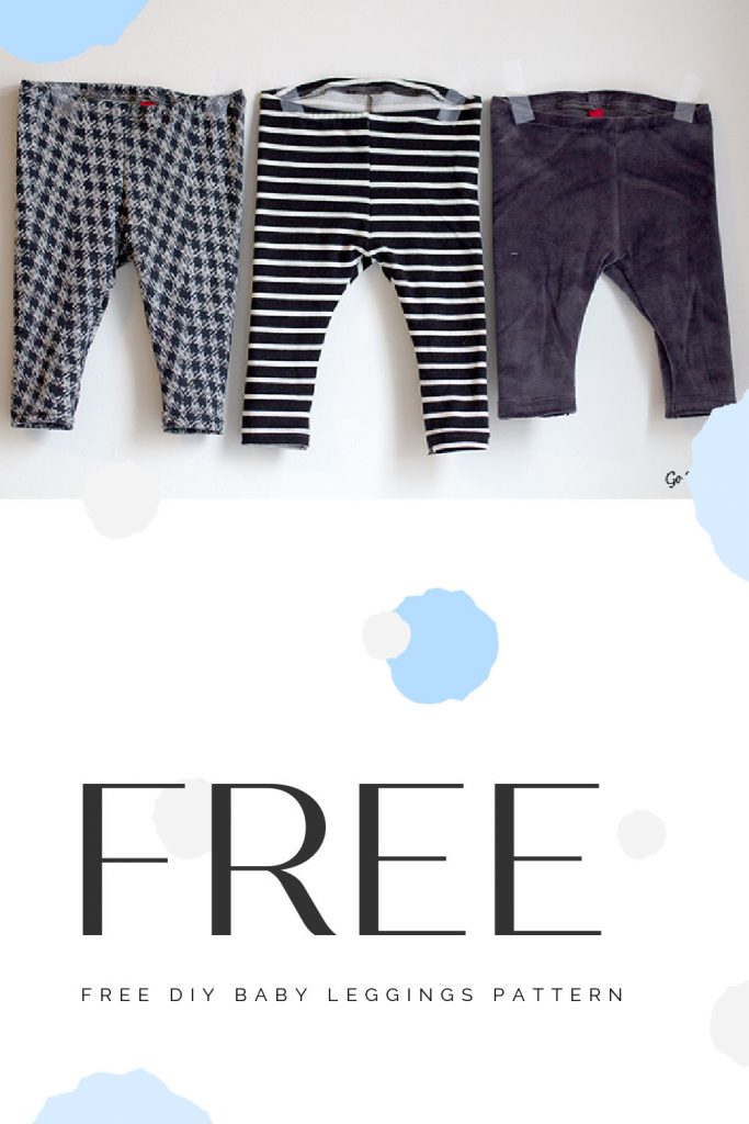 Baby footed pants free sewing pattern