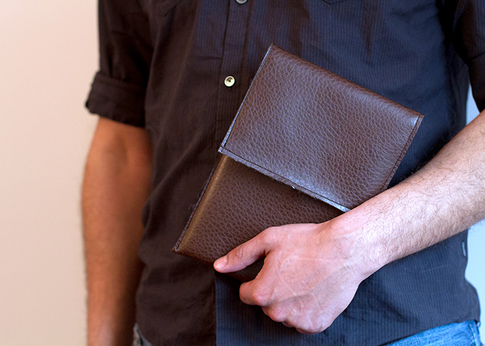 Leather tablet cover