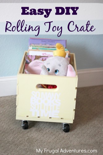 Easy rolling toy crate and dozens of other great toy storage ideas