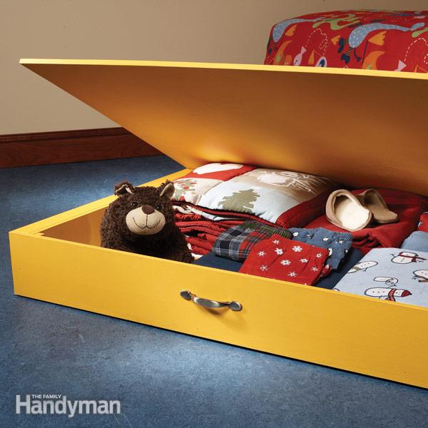 Tons of great DIY toy storage ideas