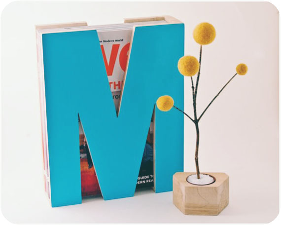 DIY magazine holder and other inexpensive gift ideas!