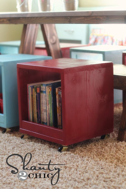 DIY rolling storage bins and tons of other great storage solutions!