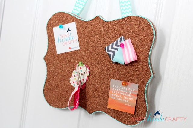 20 minute fancy corkboard tutorial (& other great DIY gifts!)