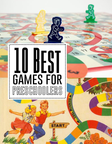 10 best games for preschoolers! Great list!