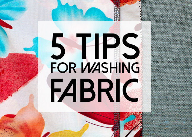 5 fabric washing tips