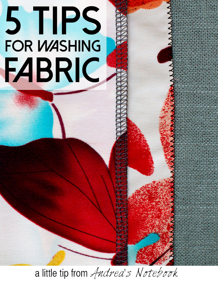 5 great tips for pre-washing fabric