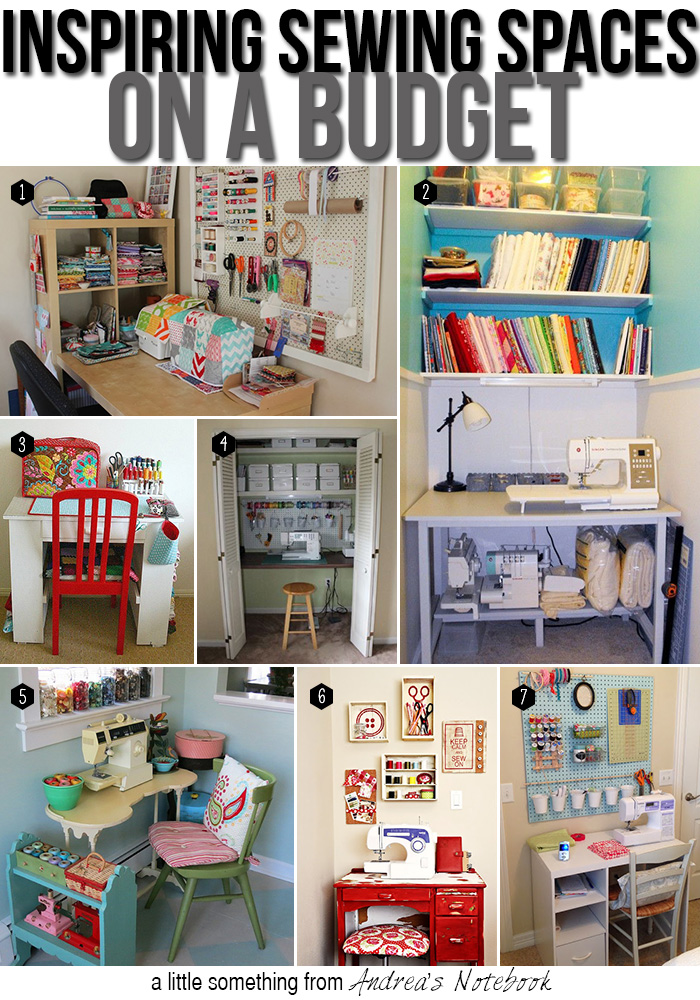 Create a sewing space on a budget