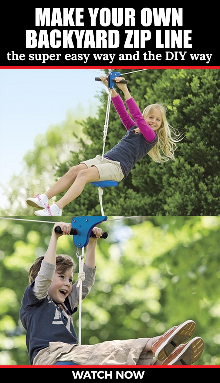 How to make a backyard zipline