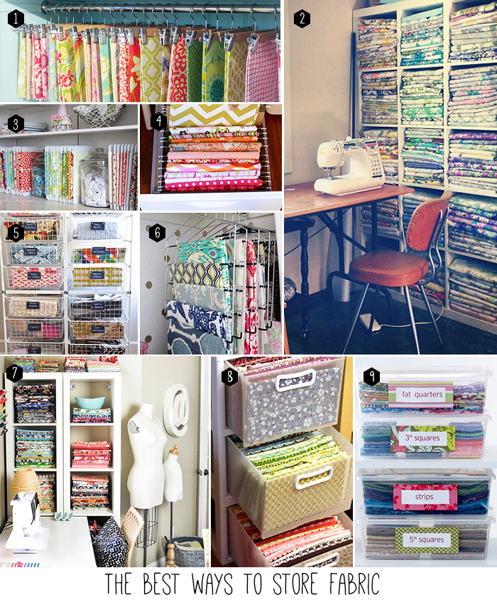 How to store fabric