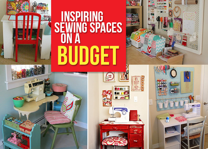 Create a sewing space on a budget!