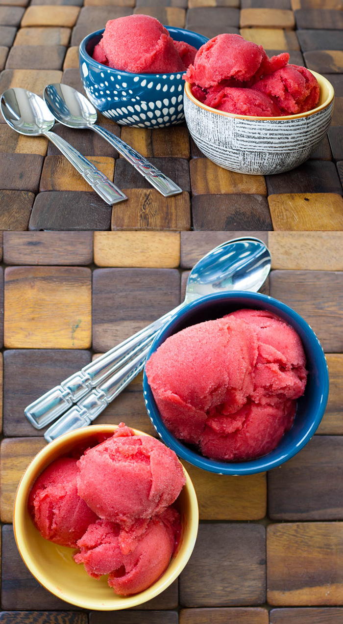 delicious strawberry sorbet recipe