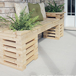 How to build a planter bench