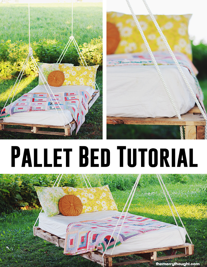 How to make a pallet bed swing