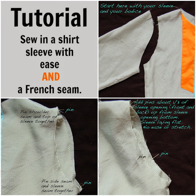 how to sew french seams on a sleeve