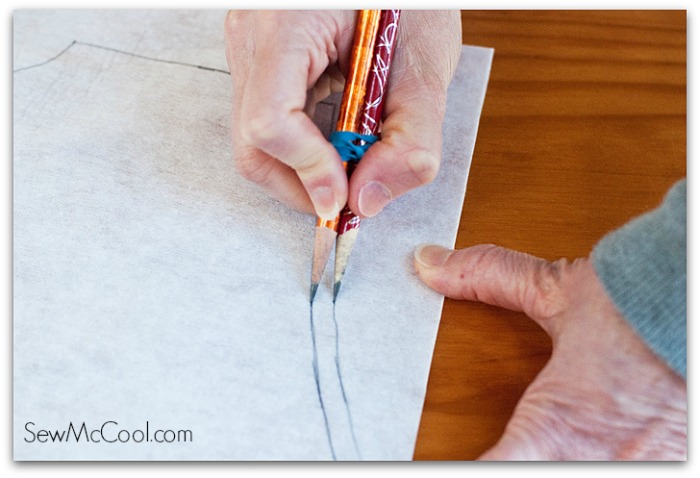 So many sewing hacks! - Simple way to add a seam allowance.