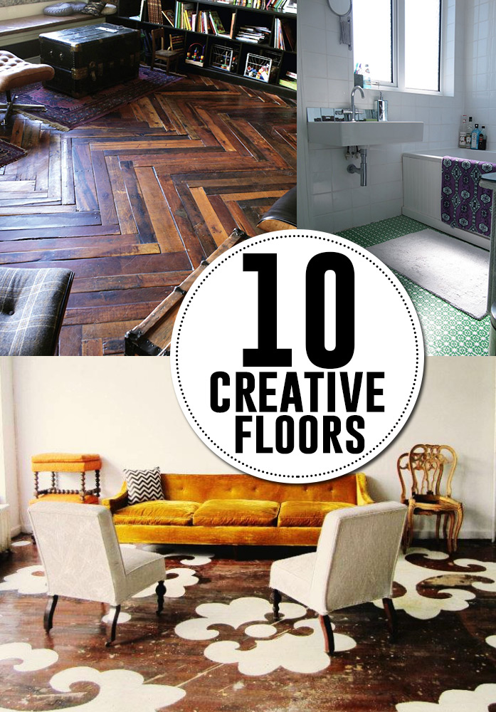 10 creative DIY flooring ideas!