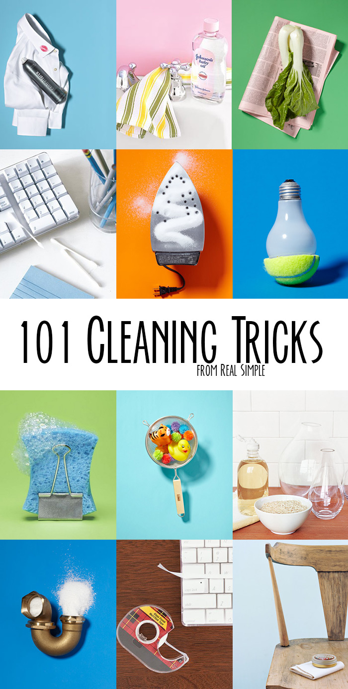 101 surprising cleaning tricks!