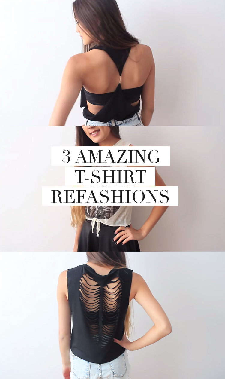 amazing t-shirt refashions