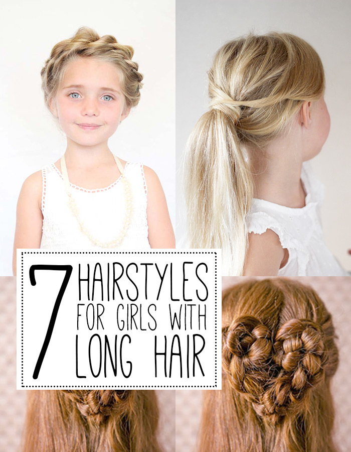 7 hairstyle tutorials for girls with long hair