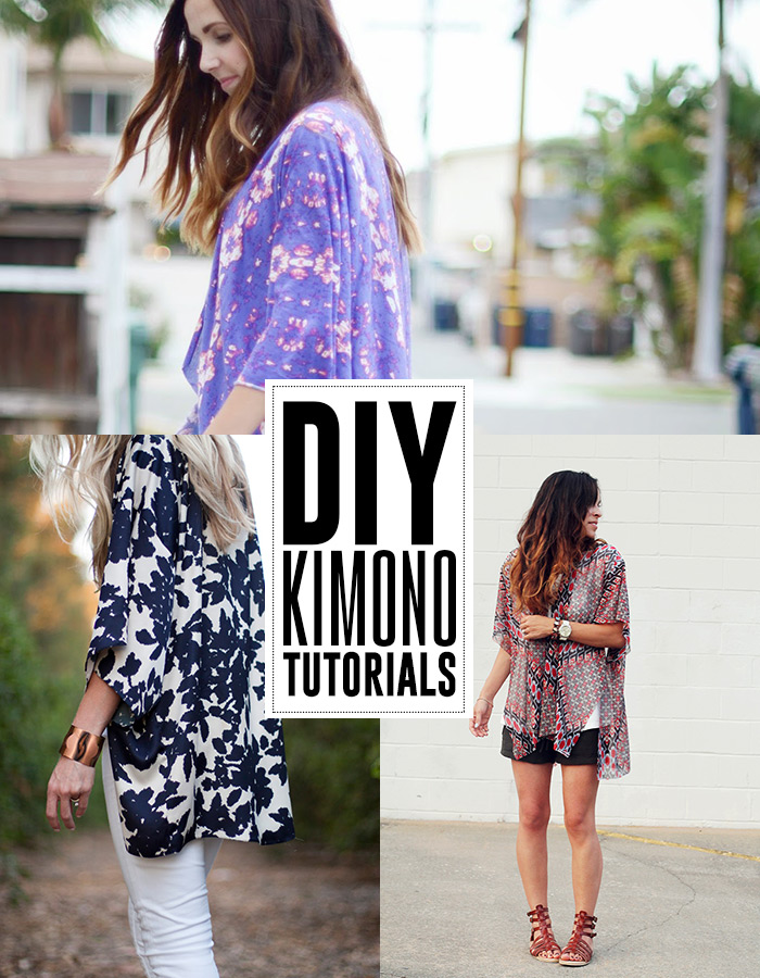 6 DIY kimono tutorials - andreasnotebook.com