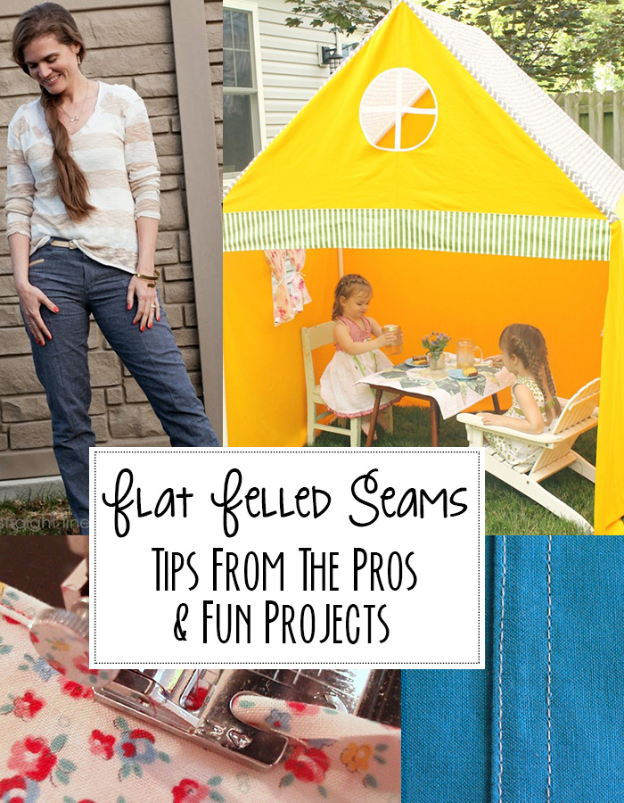 How to sew flat felled seams (and some tutorials to use them!)
