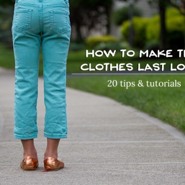 Genius! 20 Ways To Make Clothes Last Longer
