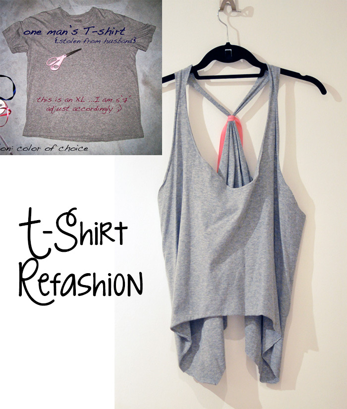 DIY Fashion, Old Tshirt Refashion, great project, takes 5 minutes, no sew,  so easy tshirt to backless top