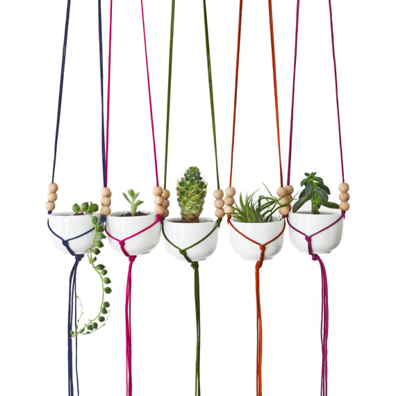 modern macrame hangers