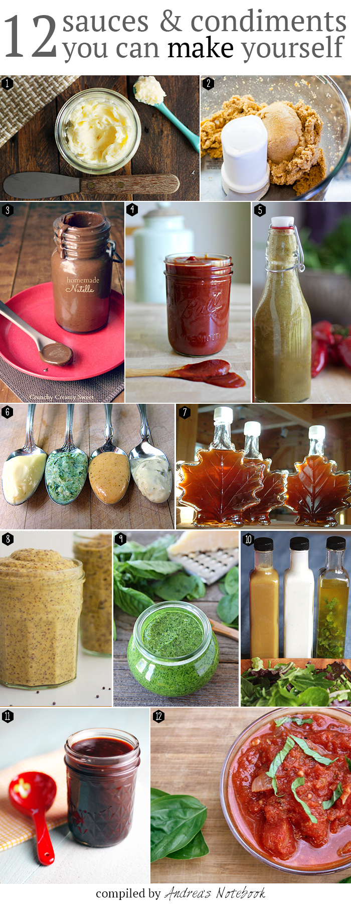 12 condiments and sauces you should be making yourself!