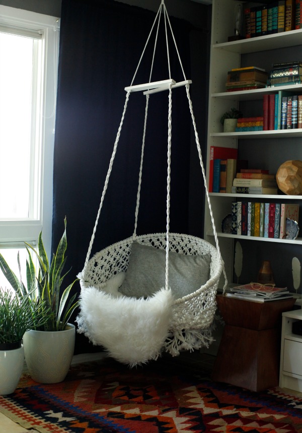 Hanging Macrame Chair by Classy Clutter