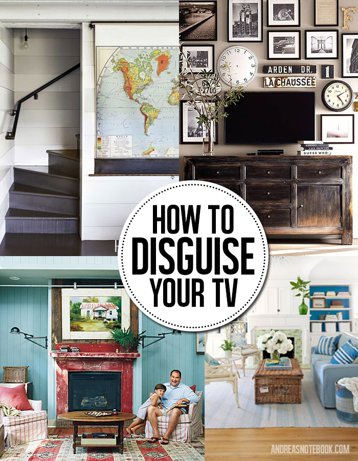 8 genius ways to disguise and hide a tv