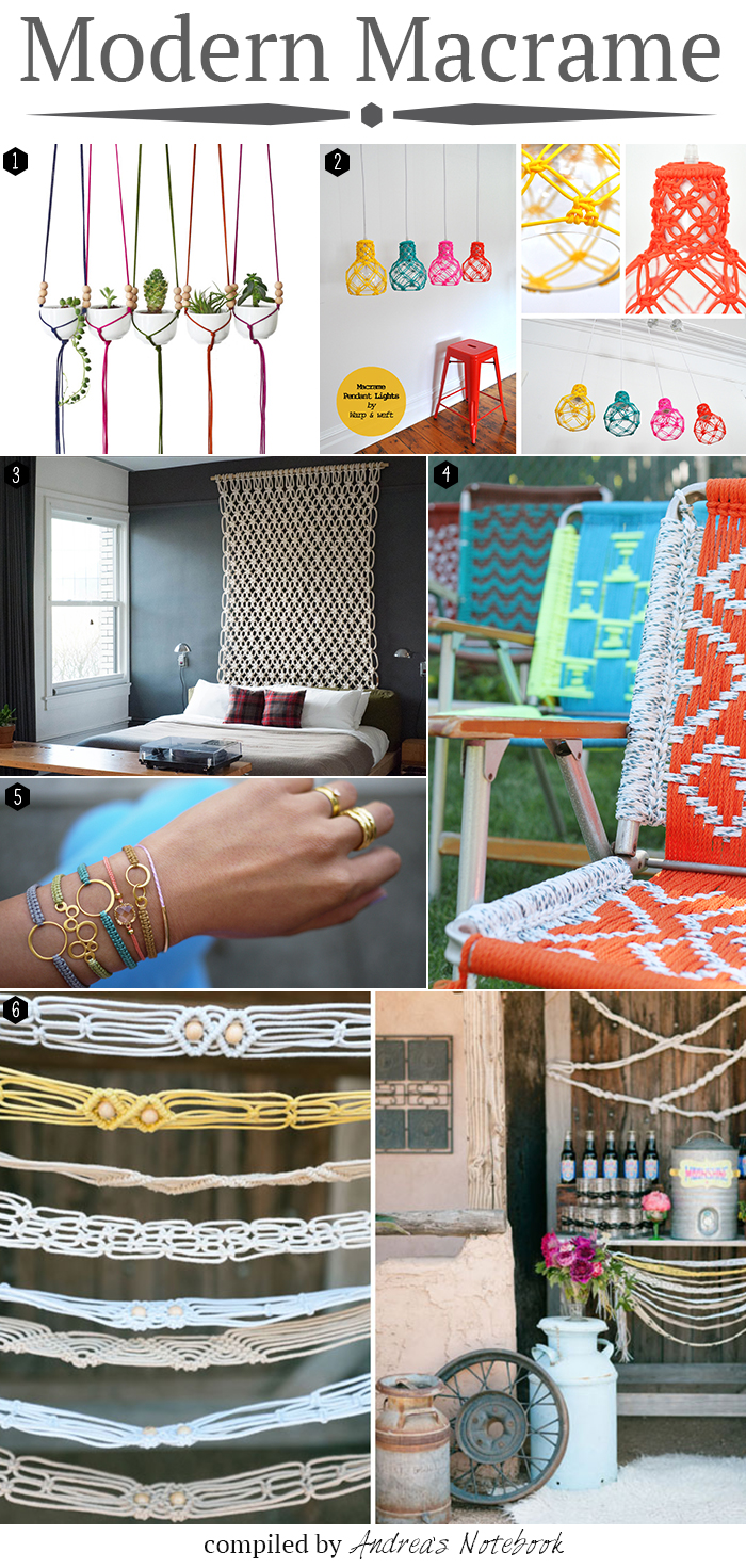 modern macrame projects