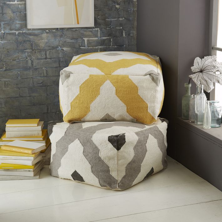 DIY floor pouf